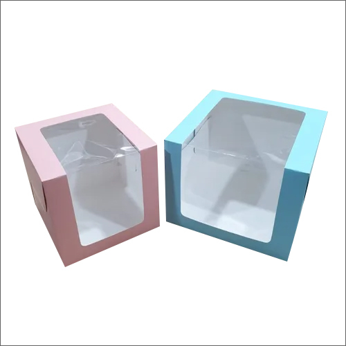 L Shape Window Cake Box