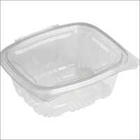500ml Plastic Hinged Box - Transparent, High-quality Plastic, Various Thickness Available | Ideal For Commercial Use