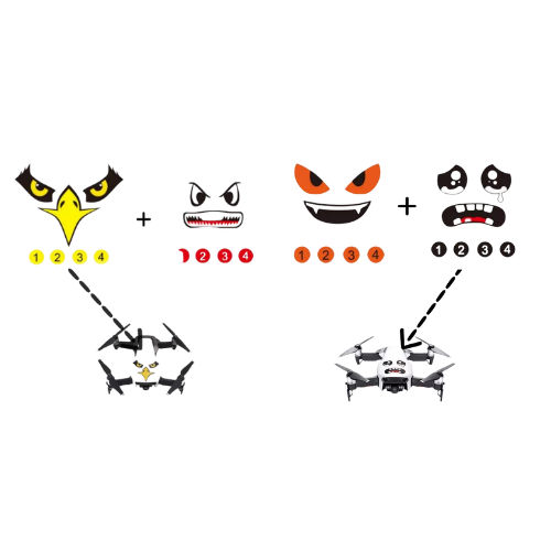 Bird Attack Prevention Stickers For Dji Mini 3 Pro