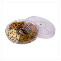 Round Plastic Dry Fruit Box - High-quality Transparent Design | Industrial Use For Food, Various Sizes Available
