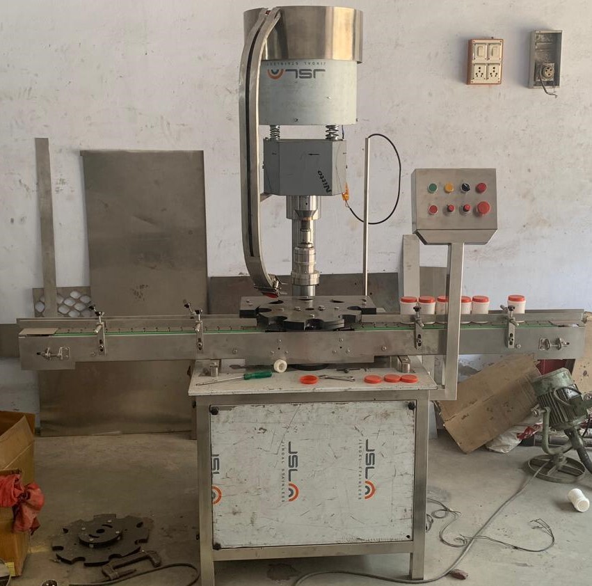 Automatic Bottle Capping Machine - Heavy Duty Electric 1-100 kg Weight Range Semi-Automatic Design | Rust Proof Highly Efficient Durable Low Power Consumption 1-Year Warranty