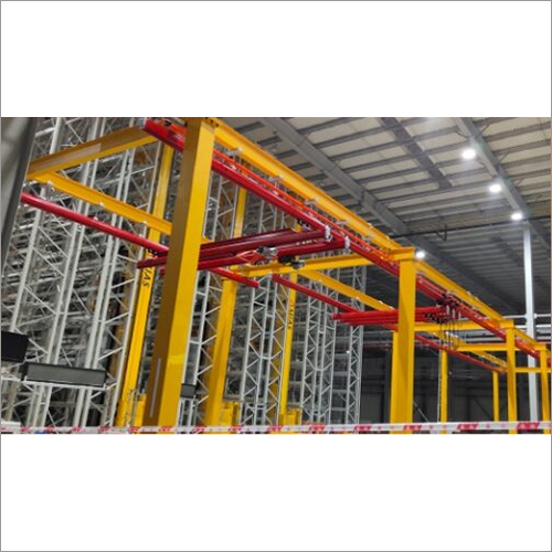 Yellow Industrial Light Crane Systems