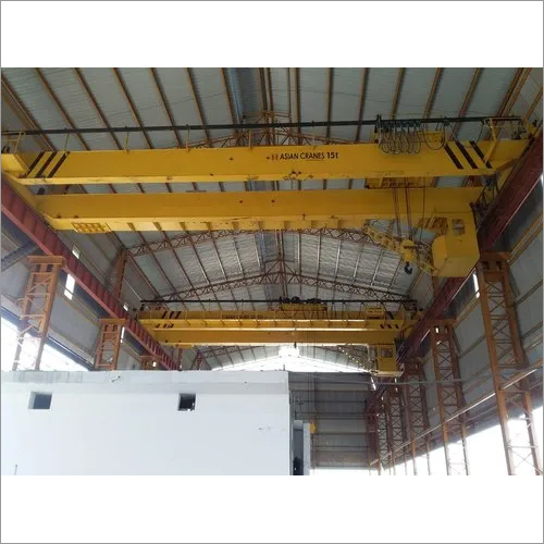 Yellow Overhead Eot Crane