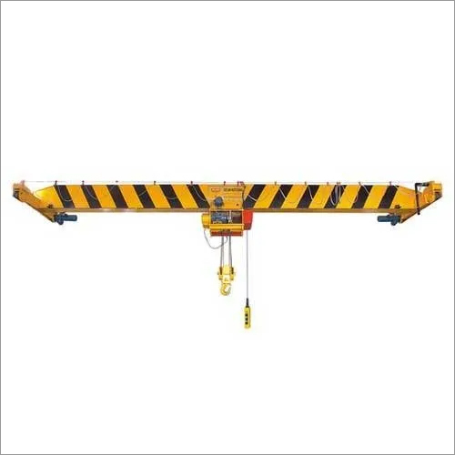 Yellow Industrial Single Beam Eot Crane