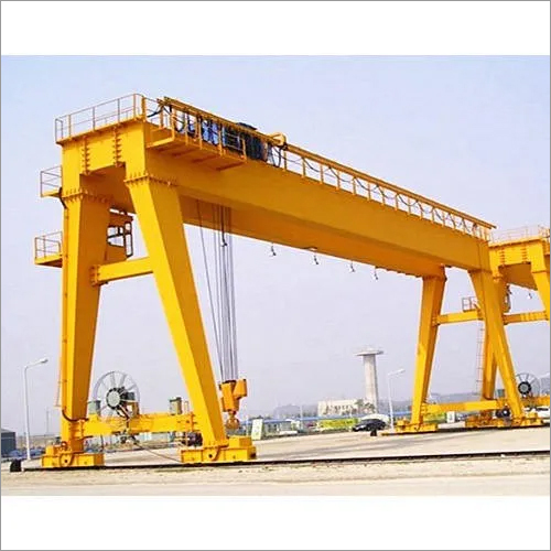 Yellow Double Girder Gantry Crane