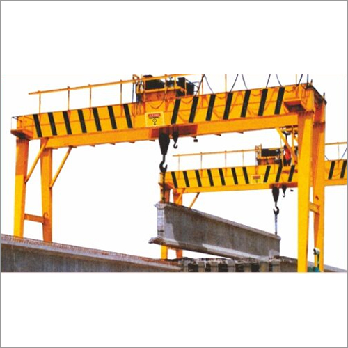 Yellow Gantry Goliath Crane