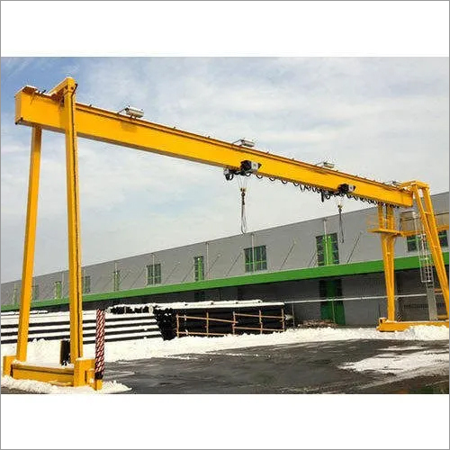 Yellow Single Girder Gantry Crane