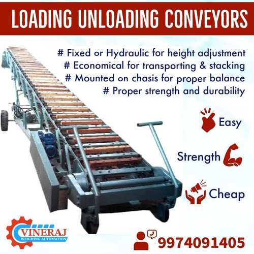 Fixed Or Hydraulic Operated Loading Unloading Conveyors