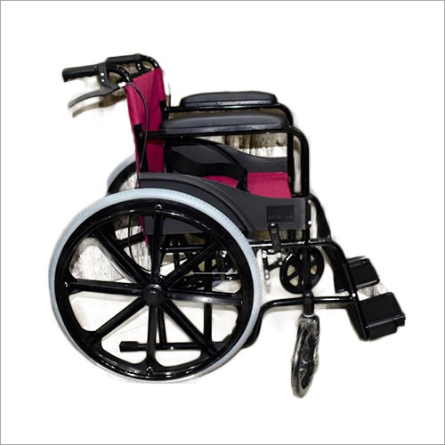 Black Medemove Basic Mag Wheelchair Foot Rest Material: Steel