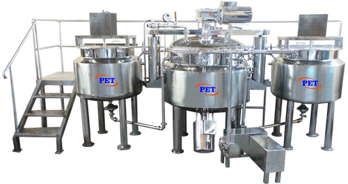 Silver 3 Ph Toothpaste Manufacturing Plant