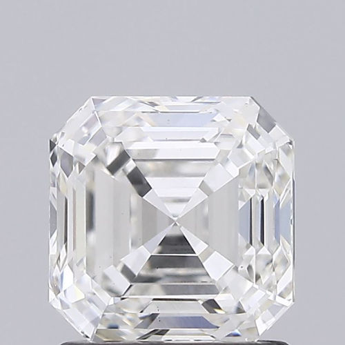 ASSCHER 1.50ct F SI1 Certified CVD Lab Grown Diamond 544278121 EJ1426