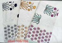 Albeli Jaipuri King Size Bedsheet - 100% Cotton, 108x108 Inches, Includes 2 Pillow Covers 18x28 Inches | Machine Washable, 100% Color Guarantee 