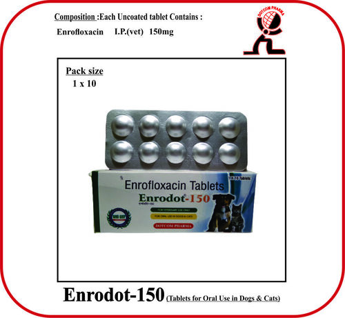 Enrofloxacin 150mg Brand- ENRODOT-150