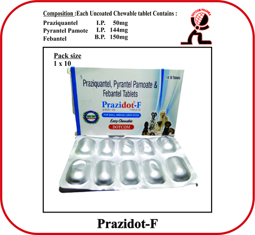 Praziquantel Pyrantel Pamoate Febantel Brand - PRAZIDOT-F
