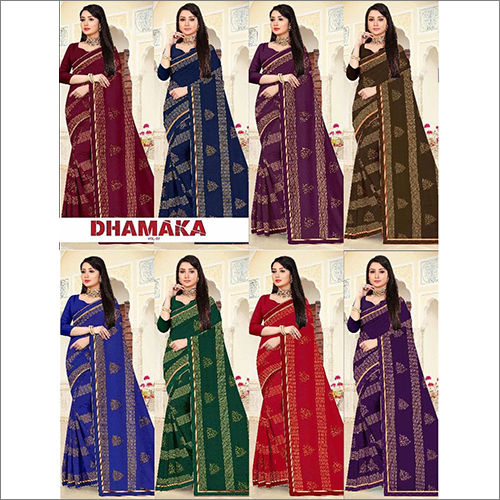 Different Available Ladies Printed Saree