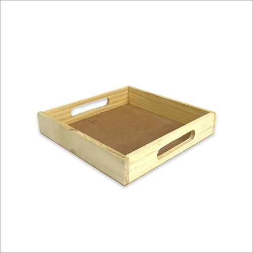 Light Yellow Tcfpwb04 Pine Wood Tray Basket