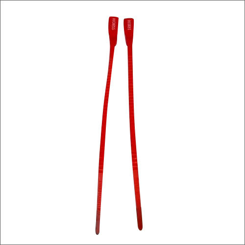 Red 11.5 Inch Plastic Strap Seal