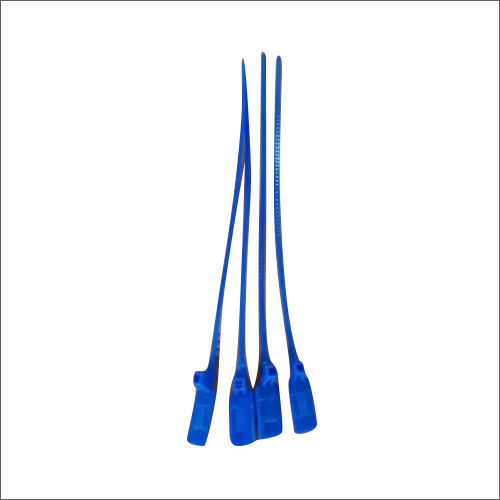 Blue 11 Inch Plastic Strap Seal