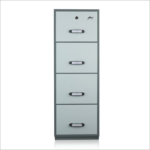 Stainless Steel 4 Drawer Fire Safe Filing Cabinet