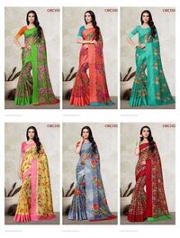 Ikkat Premium Soft Cotton With Jari - Color: Multicolor