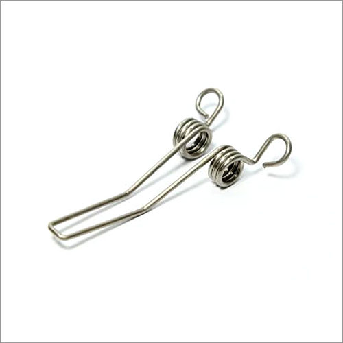 Silver Double Torsion Spring