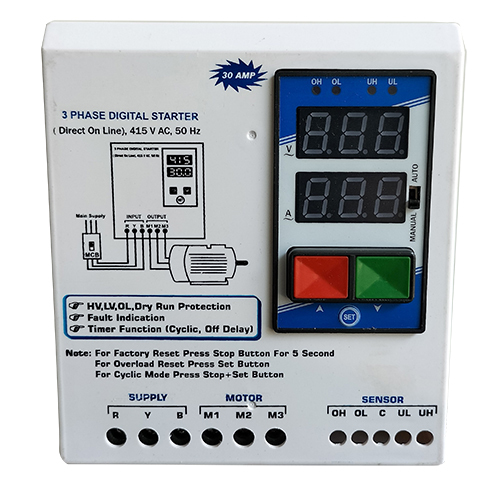 3 Phase Digital Starter 1 HP to 10 HP