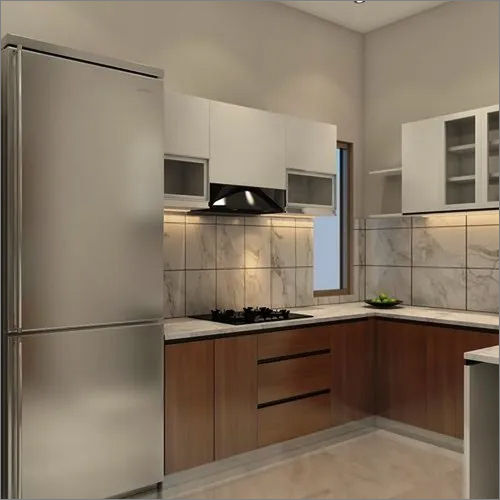 L Shape Modular Kitchen