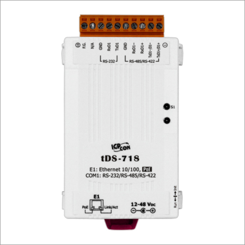 Tds-718 Serial To Ethernet Convertor Application: Connection