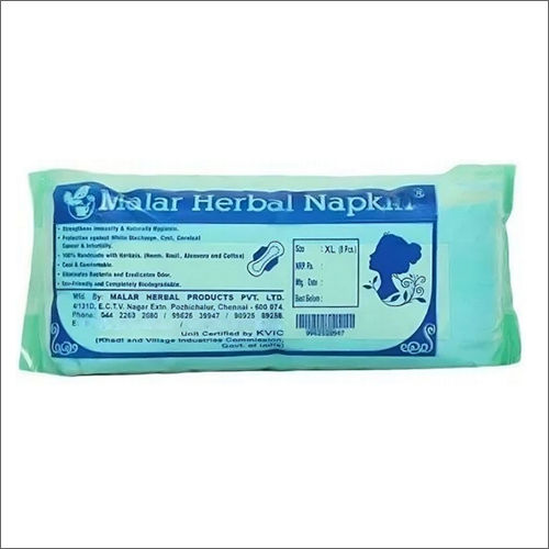 Xl Size Malar Herbal Napkin Age Group: Adults