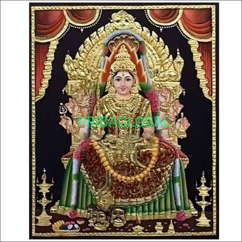 Samayapuram Mariamman Tanjore Painting