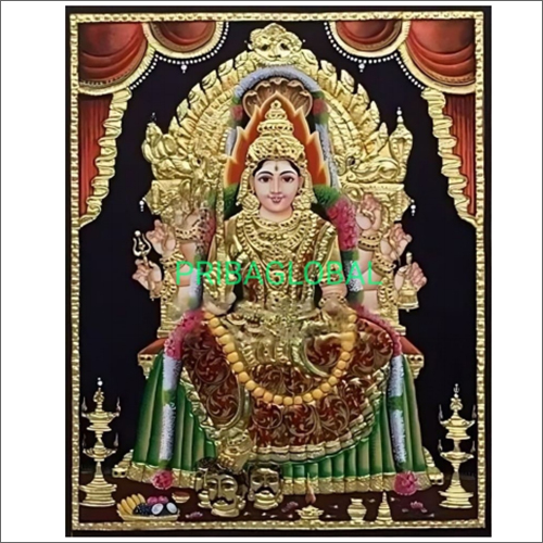 Samayapuram Mariamman Tanjore Painting