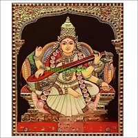 Saraswati Tanjore Painting