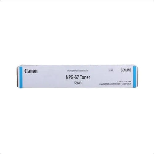 Canon NPG 67 Cyan Original Toner Cartridge Supplier, Trader In New