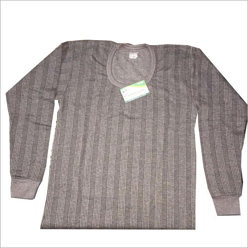 Men Full Sleeve Thermal Wear - Cotton Fabric, Different Sizes Available | Unisex, Plain Pattern for Comfortable Everyday Use