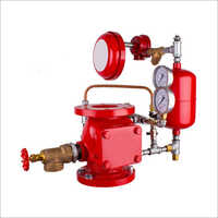 Red Fire Wet Alarm Valve