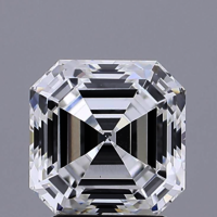ASSCHER 3.00ct F VS2 Certified CVD Lab Grown Diamond 529262760 S93