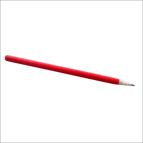 Velvet Covered Recycled Paper Pencil - Granite, 7 Inch, Red | Non-Toxic, Environment Friendly, High-Quality for Office & Stationery Use