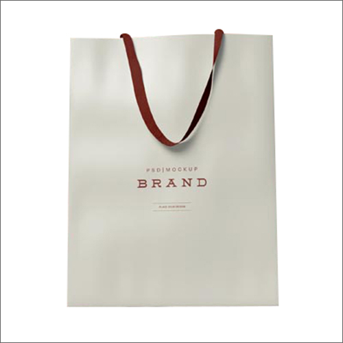 White Branded Paper Bags