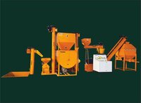 Automatic Cattle Feed Pellet Plant 250 Kg Hour - Color: Yellow
