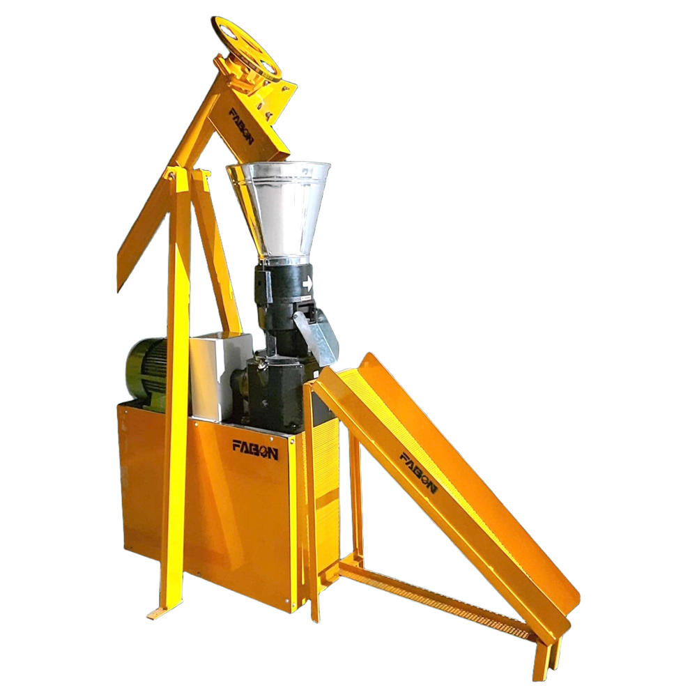 Cattle Feed Pellet Machine 75-100 Kg Hour - Color: Yellow