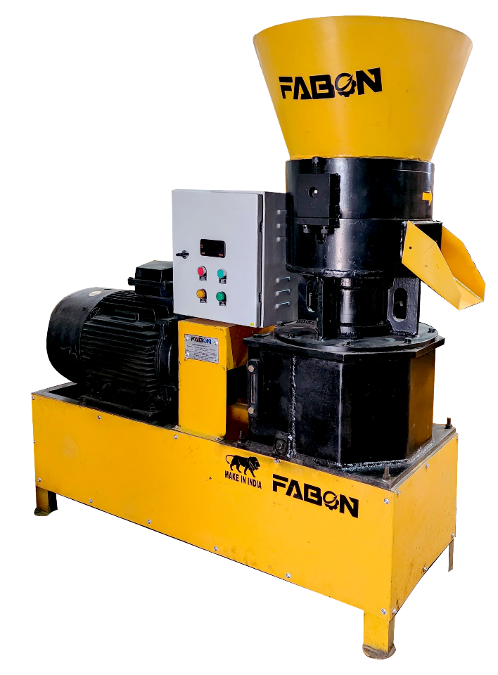 Cattle Feed Pellet Machine 500-600 Kg Hour - Color: Yellow
