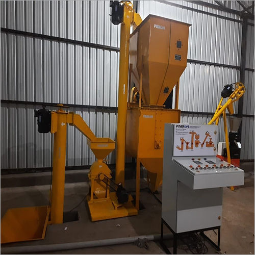 Yellow Charcoal Pellet Machine 125 Kghour