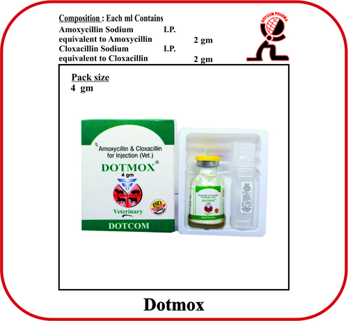 Amoxycillin  Cloxacillin Sodium 4 gm  Brand- DOTMOX 4 gm