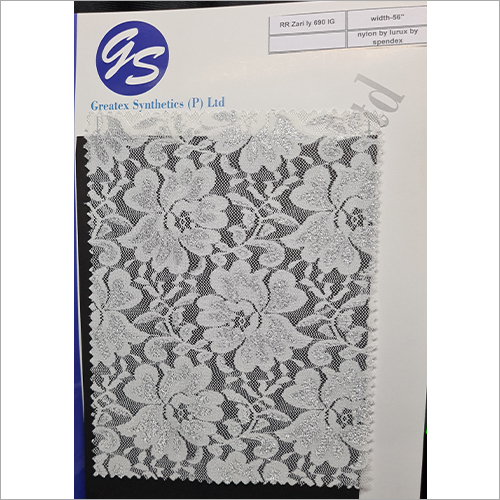 White Rachel Fabric Rr Zari Iy 690