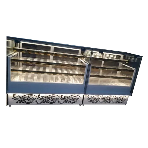 Cooled Display Counters - Stainless Steel Glass | Silver Finish Hygienic Design Easy Access and Cleaning