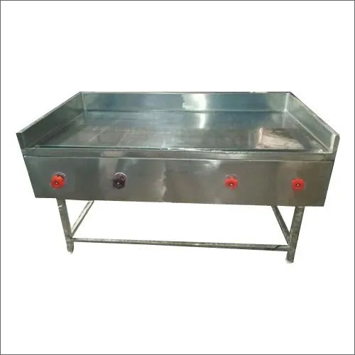 Stainless Steel Dosa Plate - Rectangular Design Silver Finish Ideal for Hotels Restaurants and Canteens Warranty Included