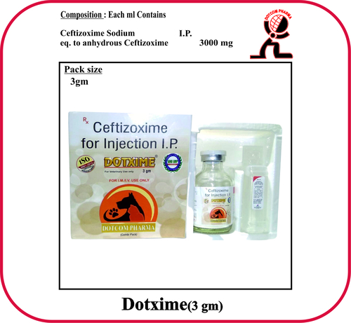 Ceftizoxime 3 gm Brand- DOTXIME - 3gm