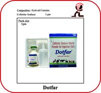 Ceftiofur Sodium 1 Gm Brand - Dotfar Veterinary Injectables