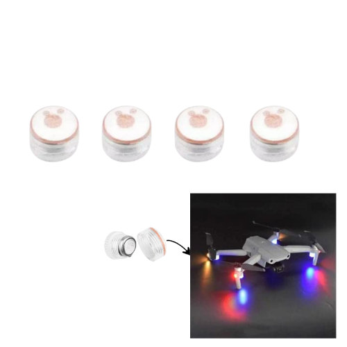 Air2/Air2 S 4 Pieces Plastic Flashing Light for Drone Night Flying
