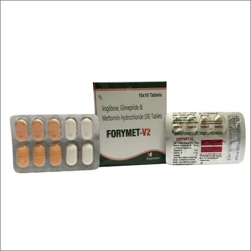 Voglibose Glimepiride And Metformin Hydrochloride SR Tablets